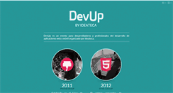 Desktop Screenshot of devup.ideateca.com